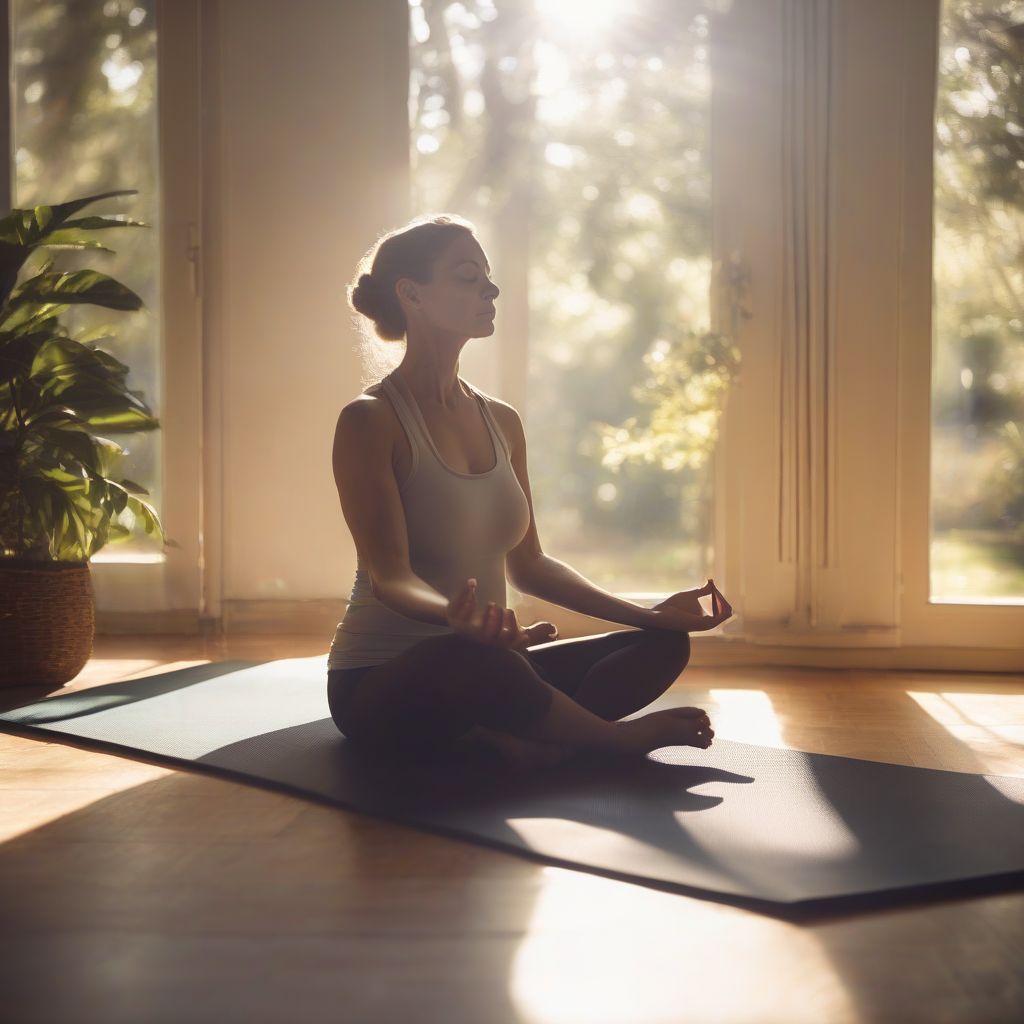 Mindful Woman Meditating